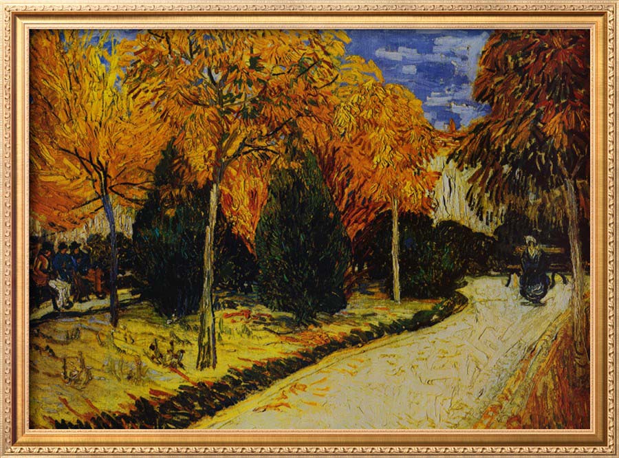 Autumn Garden By Vincent Van Gogh